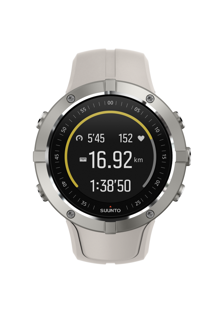 SS023409000 - SPARTAN - Trainer Wrist HR Sandstone - Front View_TR-Running-basic-D4