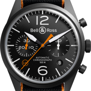 Vintage-BR-126-carbon-Orange-Nato